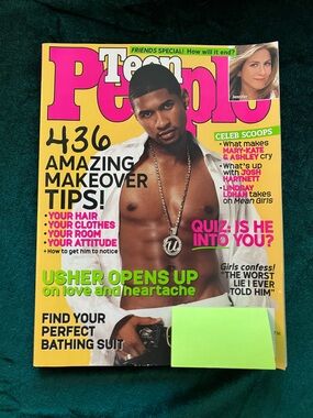Vintage Teen People Magazine May 2004 Usher Cover